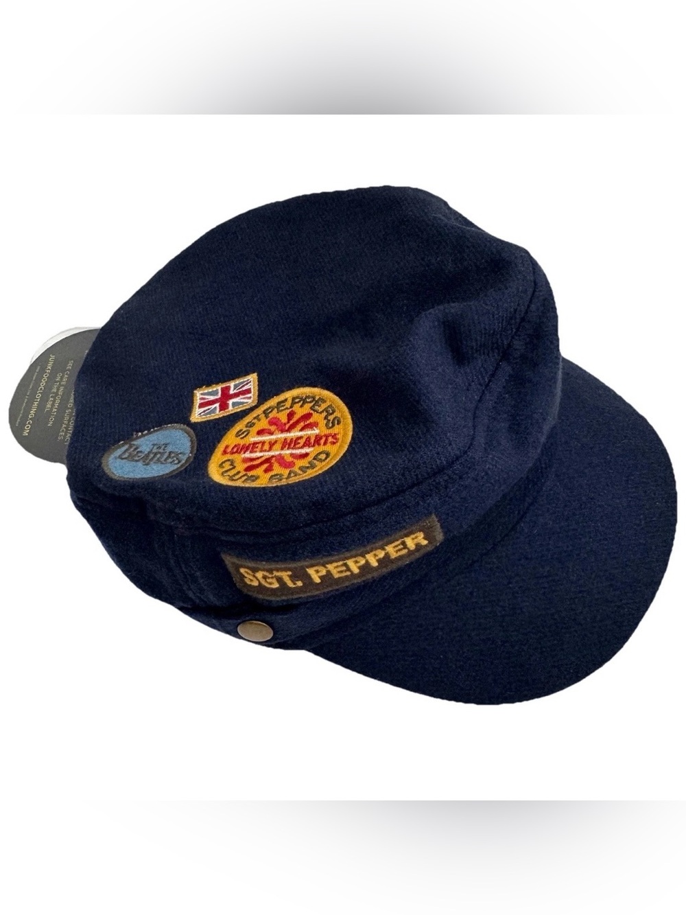 ❌Junk Food x The Beatles Sgt. Pepper Navy Blue Wool Blend Fisherman’s Cap S/M